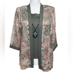 Vintage two Piece Layered Dress Top by “dressbarn”
